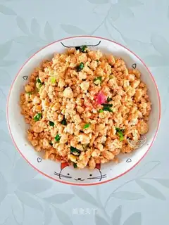 Homemade tomato chicken tofu