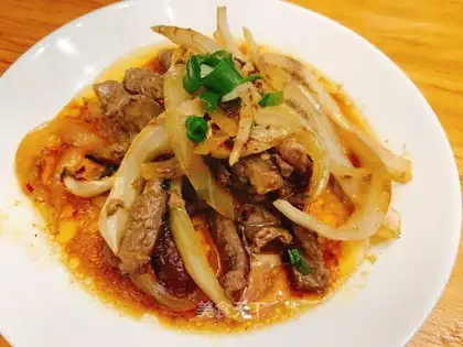Routine onion beef
