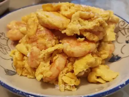 Shrimp fried eggs