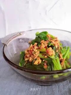 Garlic spinach