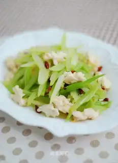 Celery fried walnuts
