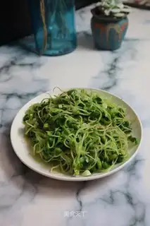 Garlic black bean sprouts