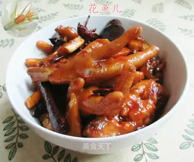 The chicken claws of the sauce