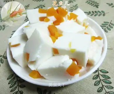 Peach milk jelly