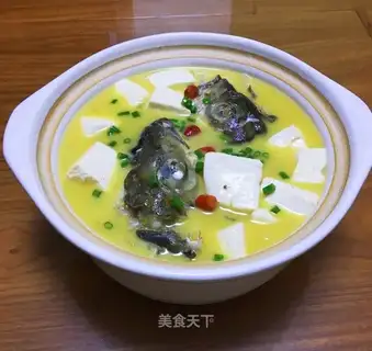 Fish tofu soup