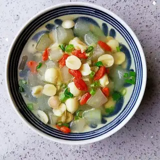 Lotus melon soup
