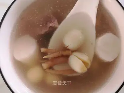 Prince Zhushan's medicine makes pork soup
