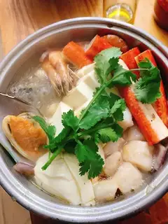 A seafood pan