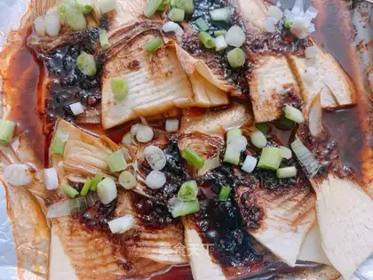 ROAST BAMBOO WITH XO SAUCE