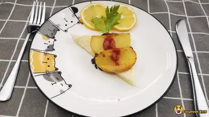 Fried foie liver