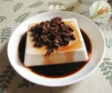 Tofu in mushroom sauce