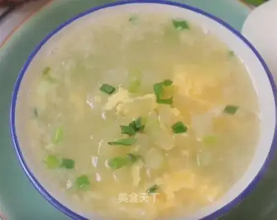 Pork egg soup