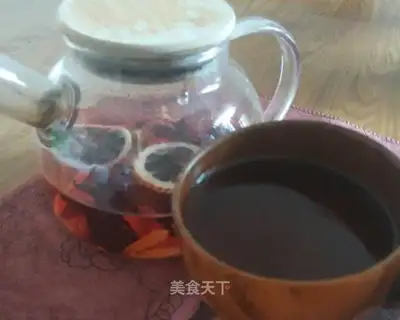 An orange tea