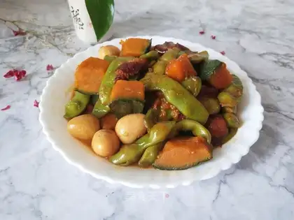 Pumpkin bean-fruit