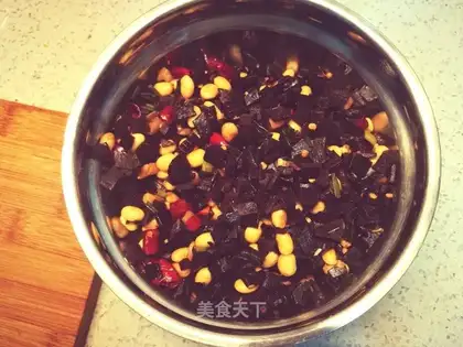 Rose pickles, soybeans