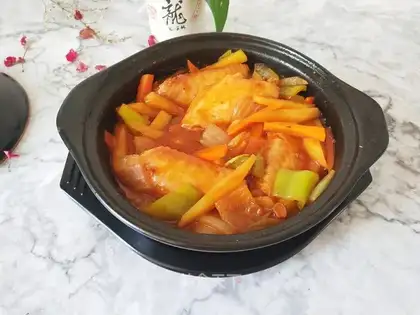 Three casseroles