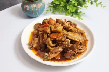 Onion chicken