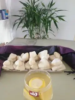 Net butterflies on bread