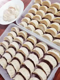 Pork corn dumplings