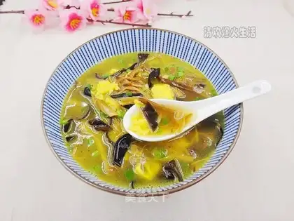 Yellowwood egg soup