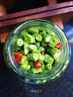 Homemade sour beans