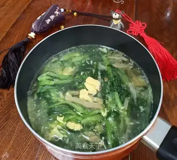 Squeeze and egg soup