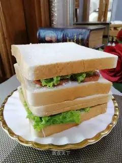 Lunch meat sandwich