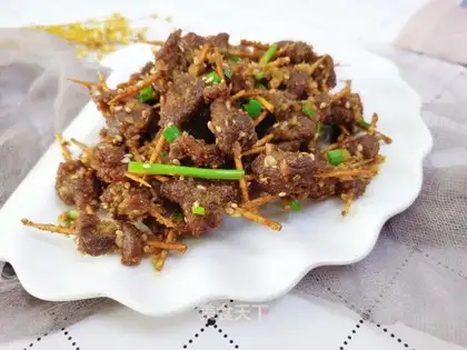 Toothpick beef