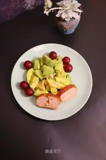 Melon bread salad