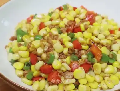 Meat and corn