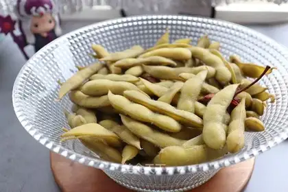Water to boil the beans