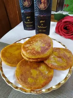 Pumpkin sesame rice cake