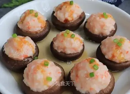 Shrimp makes mushrooms