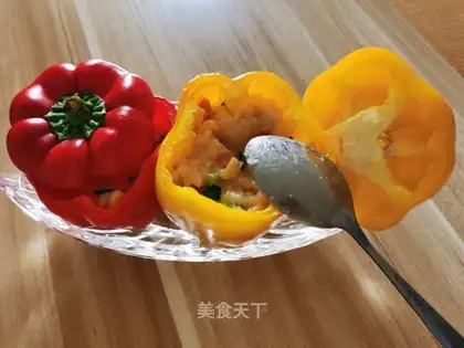 Pepper cheese rice