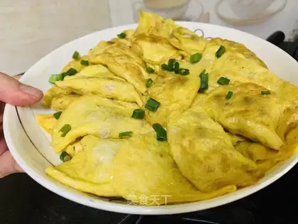 Boiled egg dumplings