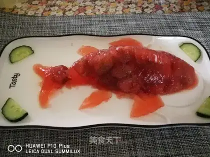 Fish strawberry jelly for years