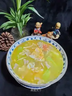Scooter show, egg soup