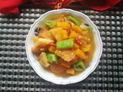 Curry chicken chops