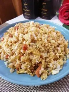 Soy ham and sausage fried rice