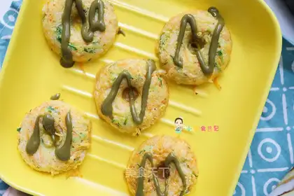 Carrot cucumber shrimp