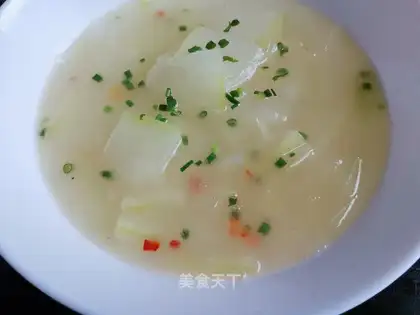 A boiled melon