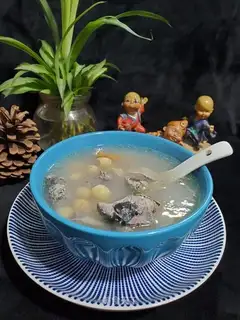 A chicken soup