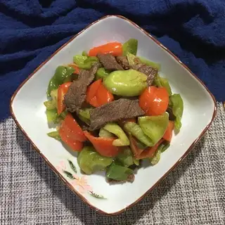 Cream pepper beef
