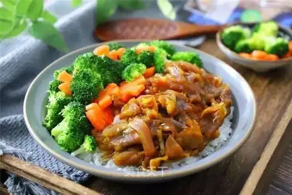 Japanese fat cow rice