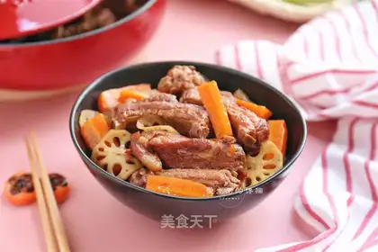 Carrot Lotus burns ribs