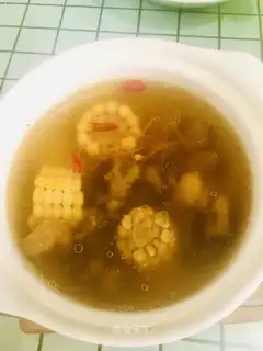 Porridge chicken roast corn