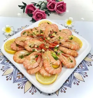 The lemon shrimp