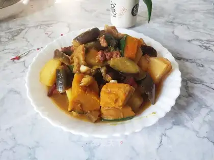 I used to cook eggplant potatoes