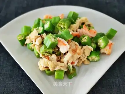 Shrimp fried eggs