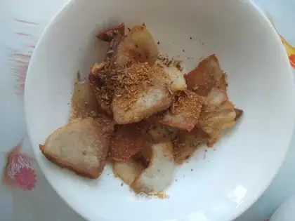 Fried meat